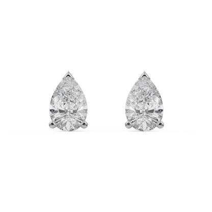 2 ct Iconic Pear Lab Grown Brilliant Studs