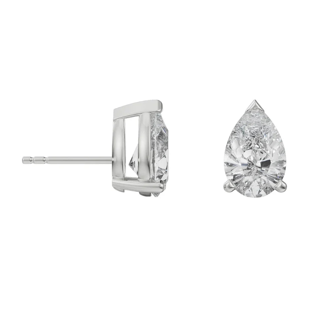 2 ct Iconic Pear Lab Grown Brilliant Studs