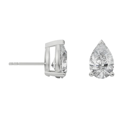2 ct Iconic Pear Lab Grown Brilliant Studs