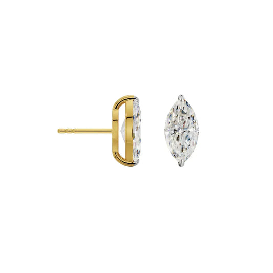 0.5 CT Marquise Lab Grown Luxe Stud