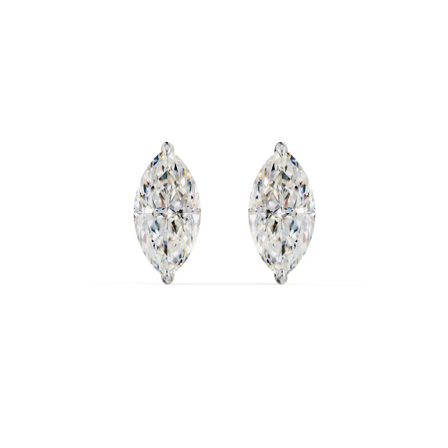 2 ct Marquise Lab Grown Luxe Ear Stud