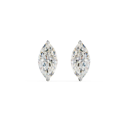 2 ct Marquise Lab Grown Luxe Ear Stud