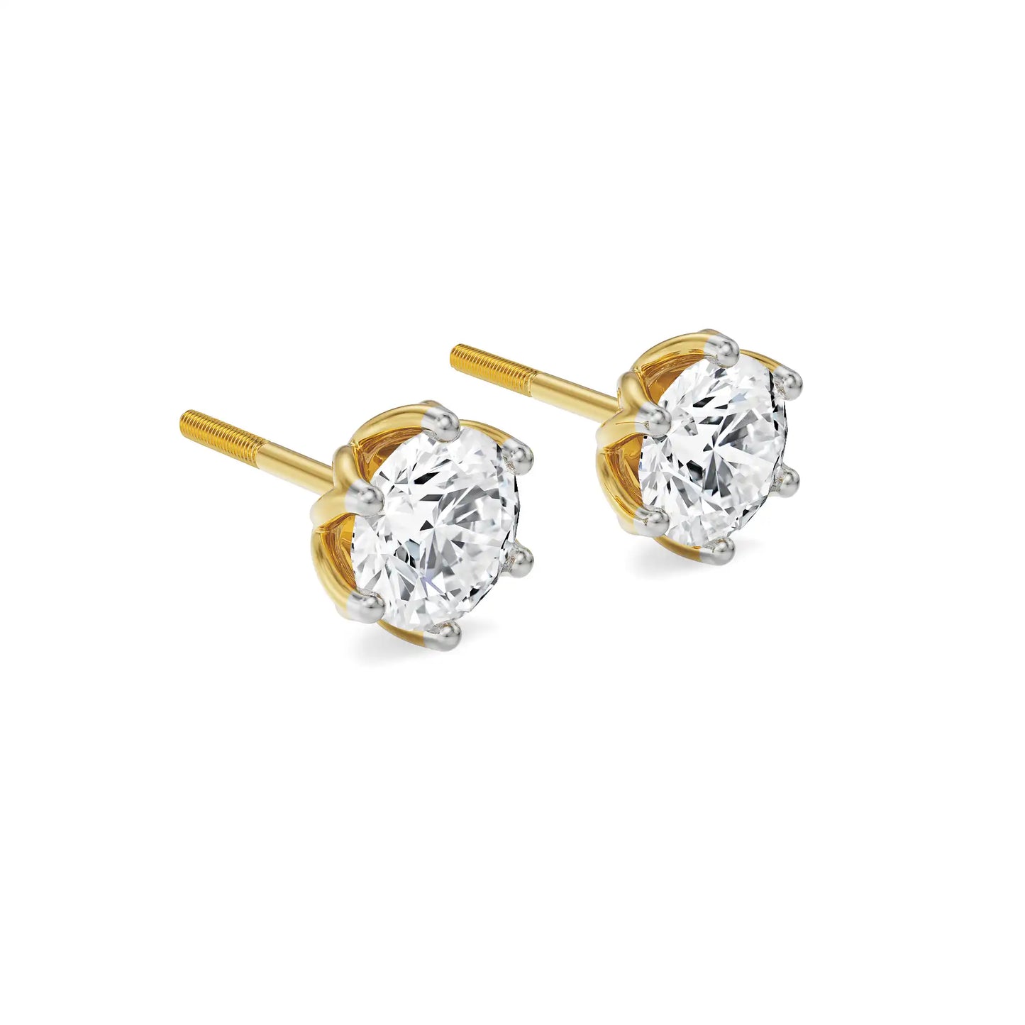 Timeless Elegance Lab Grown Diamond Ear Stud