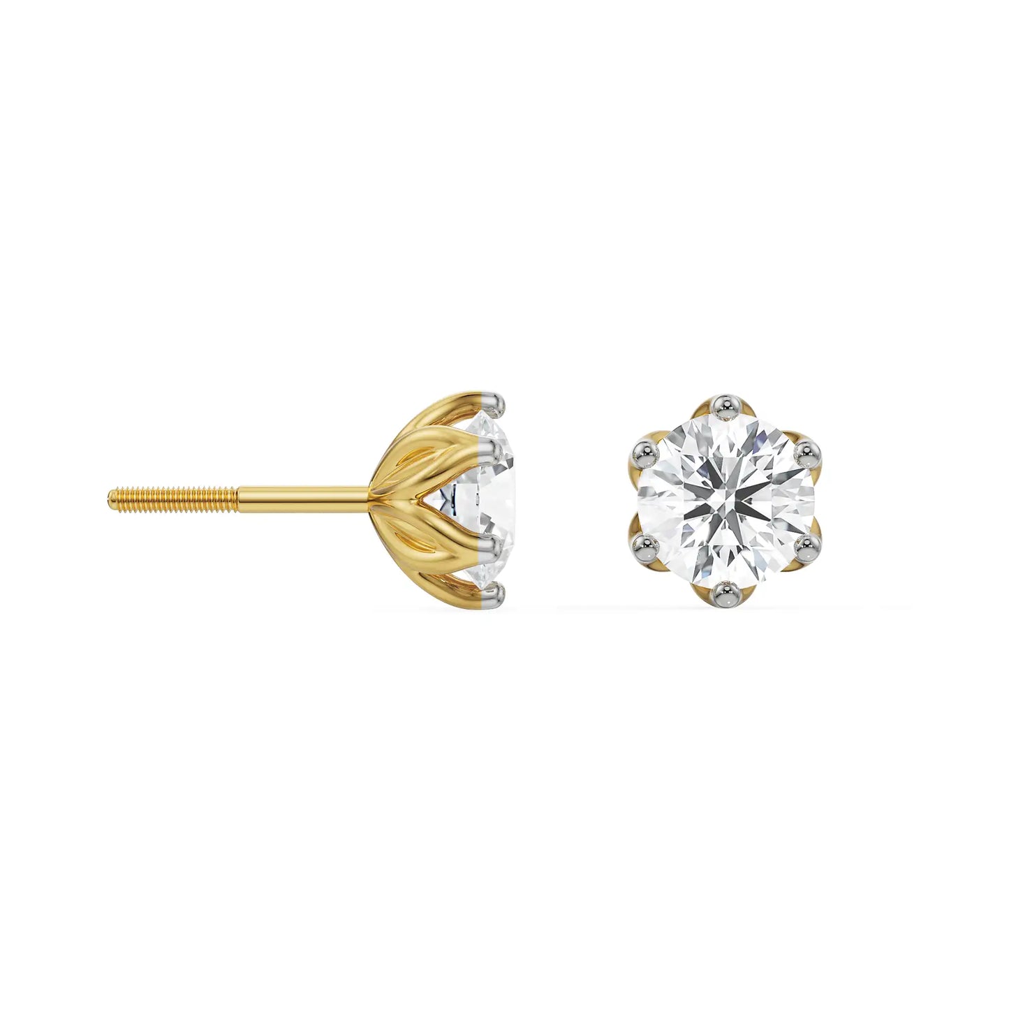 Timeless Elegance Lab Grown Diamond Ear Stud
