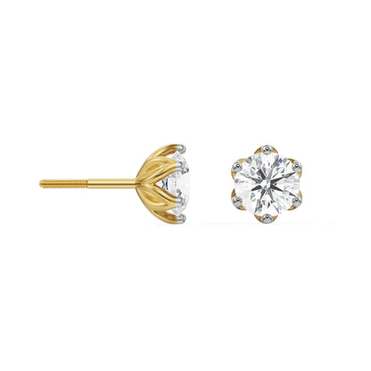 Timeless Elegance Lab Grown Diamond Ear Stud