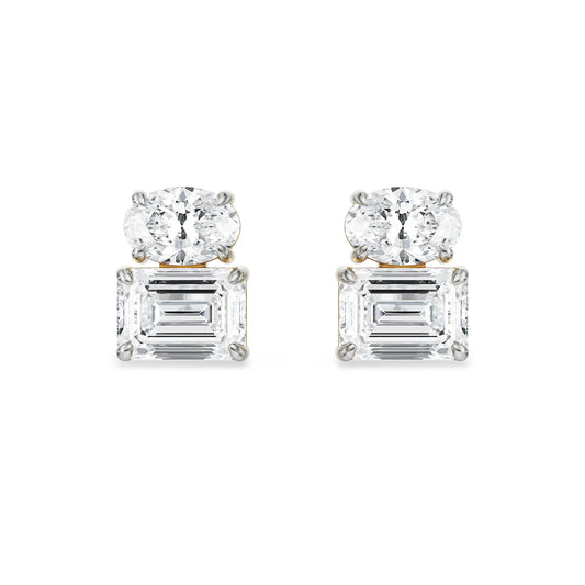 Divine Duo Lab Grown Brilliant Ear Studs