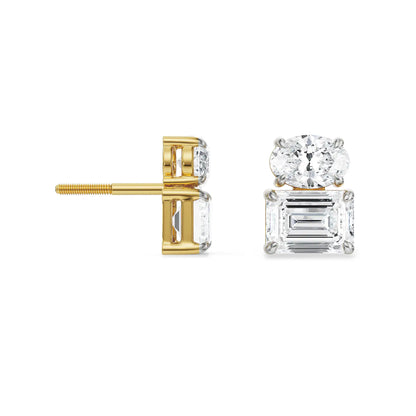 Divine Duo Lab Grown Brilliant Ear Studs