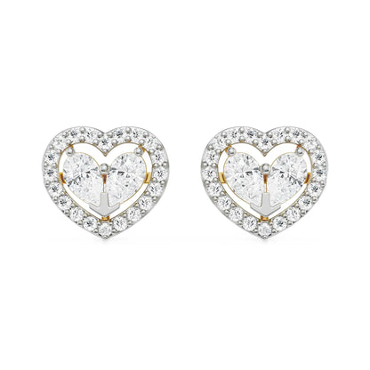 Heart of Pear Lab Grown Luxe Ear Stud