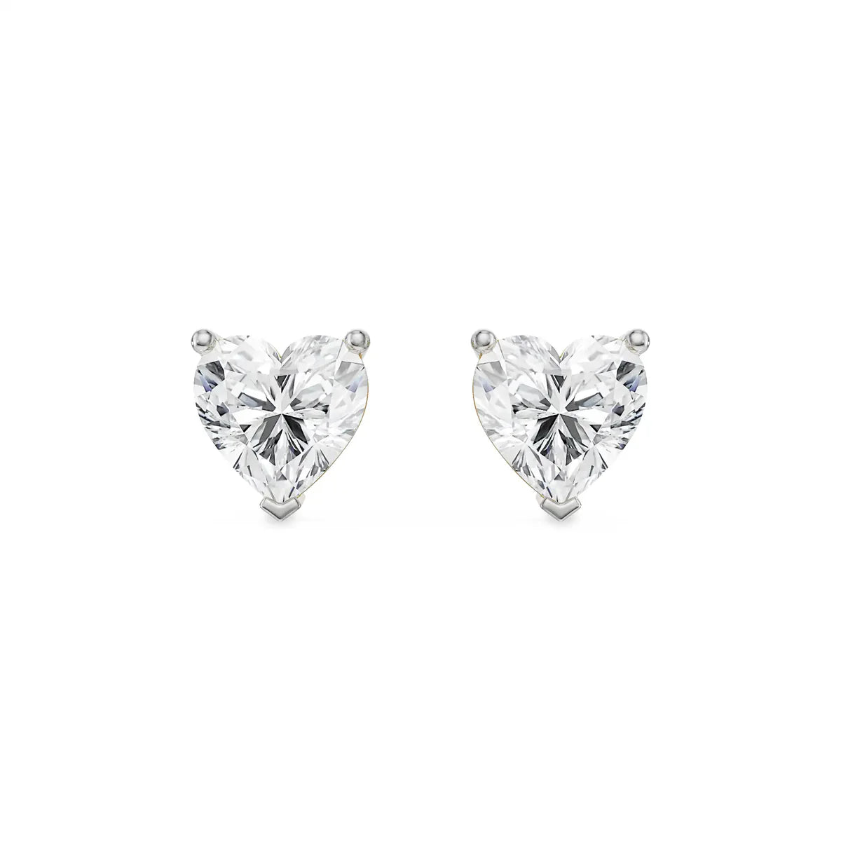 1 CT Sweetheart Lab Grown Brilliant Stud