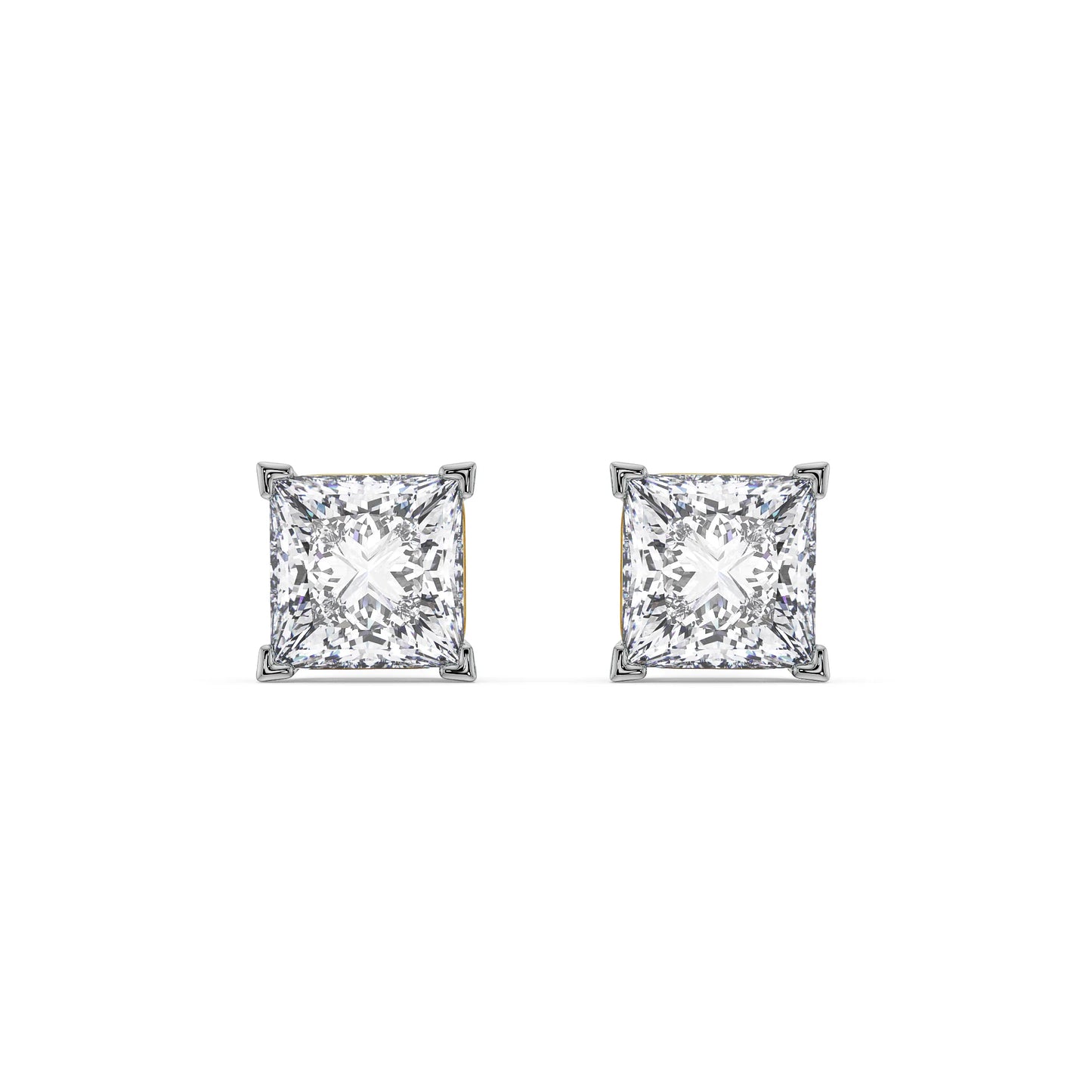Timeless Square Radiant Studs