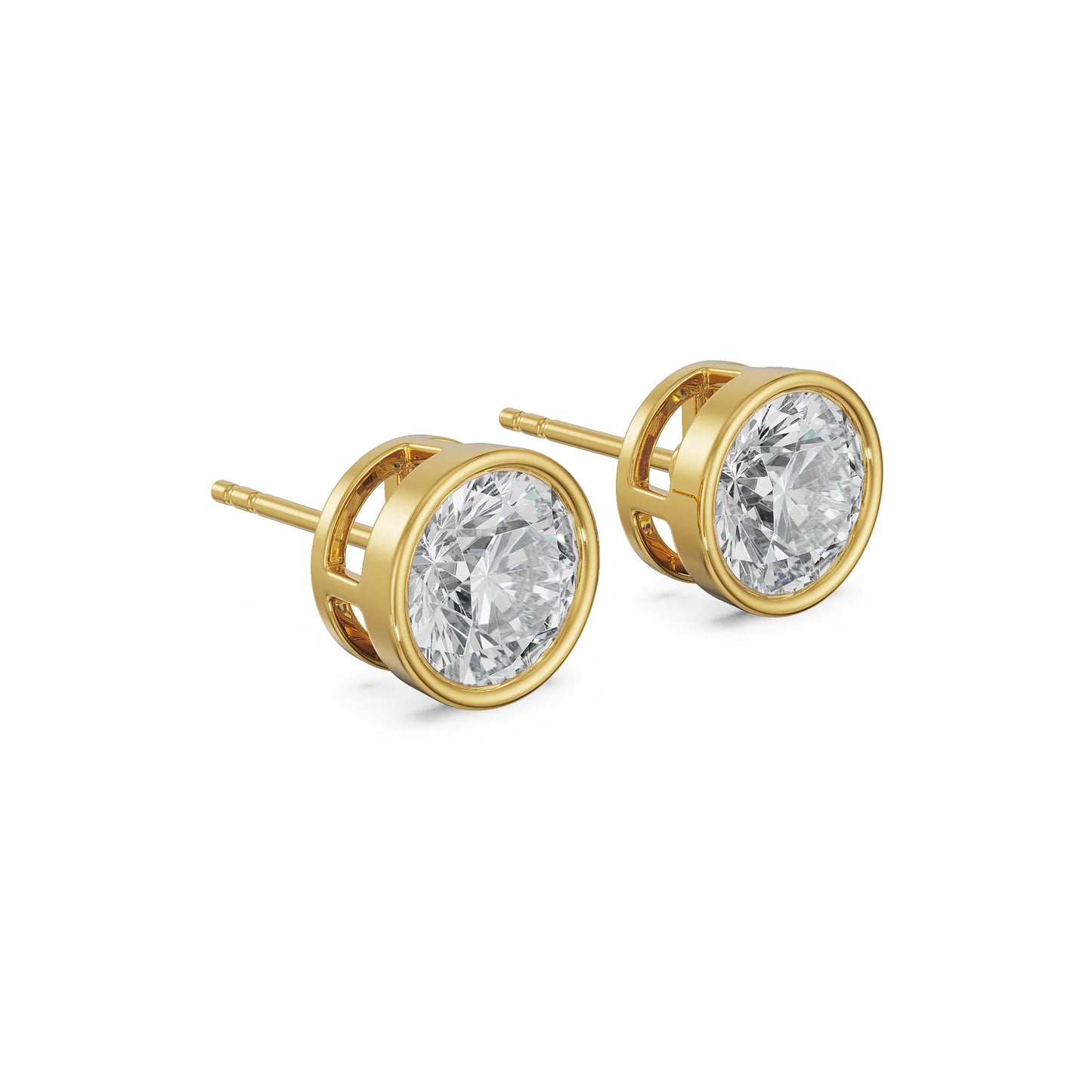 0.5 CT Timeless Frame Lab Grown Diamond Solitaire Studs
