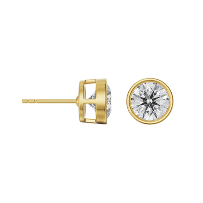 1.5 ct Heritage Frame Lab Grown Diamond Solitaire Studs