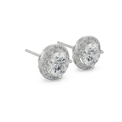 1 ct Halo Lab Grown Brilliant Iconic Studs