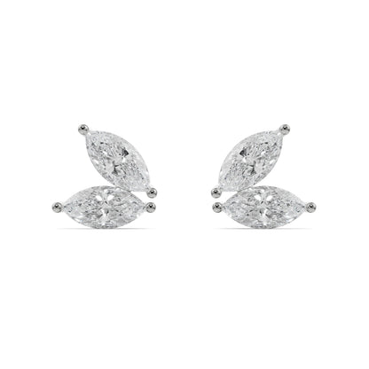 Butterfly Marquise Lab Grown Brilliant Ear Stud