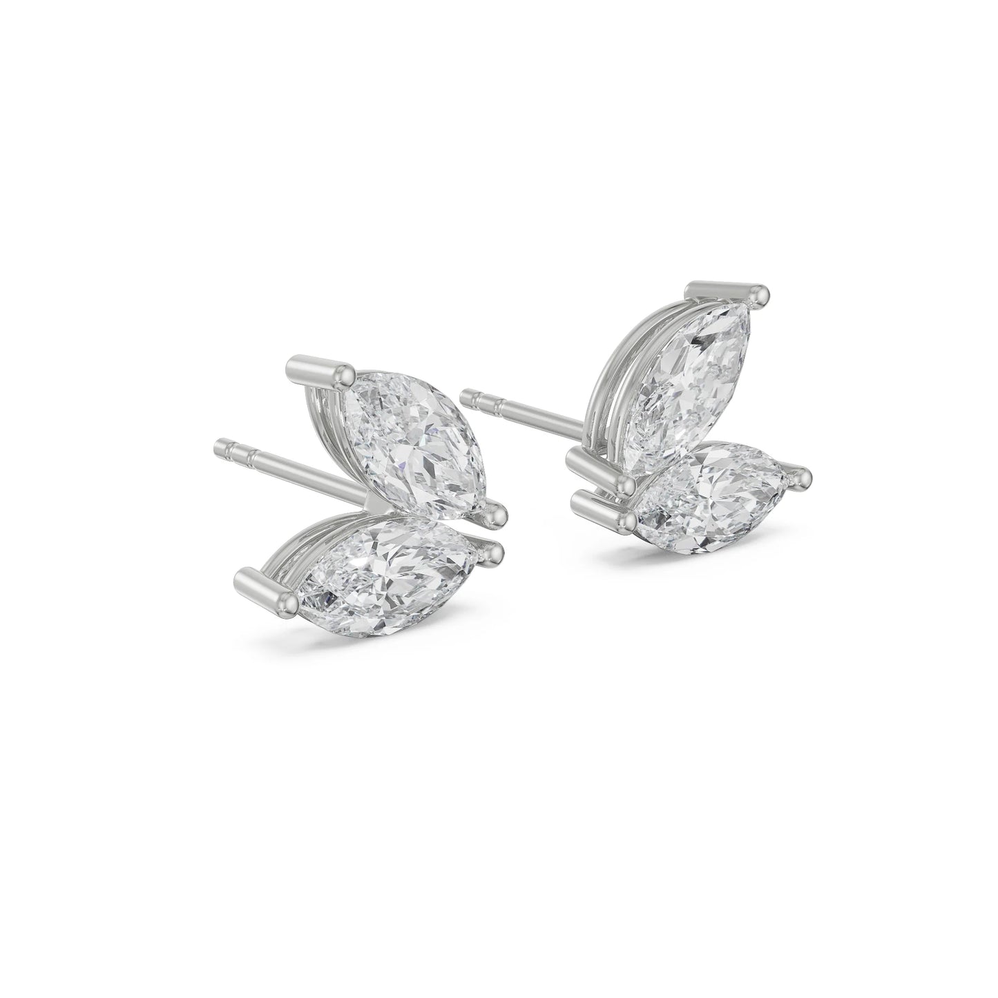 Butterfly Marquise Lab Grown Brilliant Ear Stud