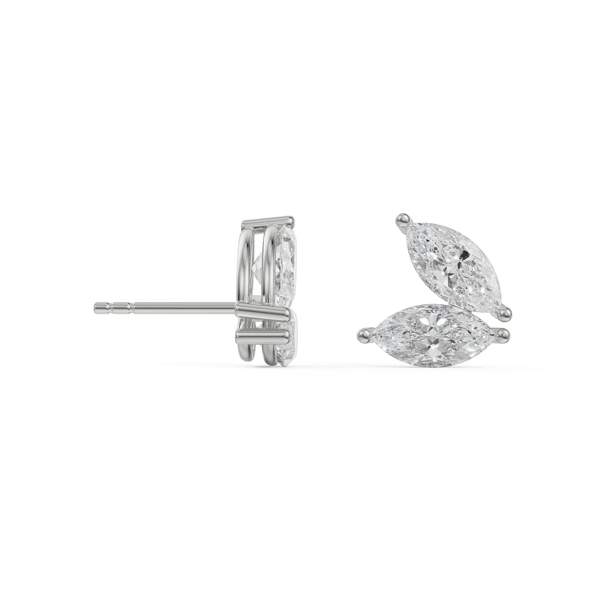 Butterfly Marquise Lab Grown Brilliant Ear Stud