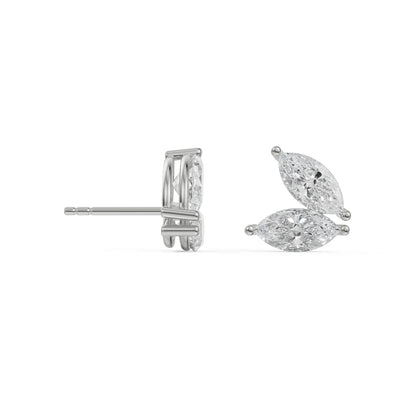 Butterfly Marquise Lab Grown Brilliant Ear Stud