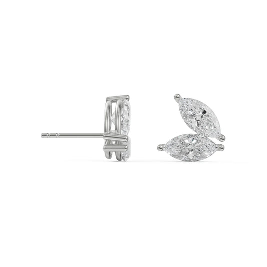 Butterfly Marquise Lab Grown Brilliant Ear Stud