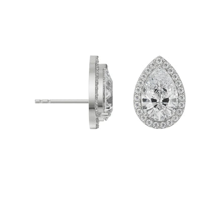 1 ct  Lab Grown Luxe Iconic Pear Earrings