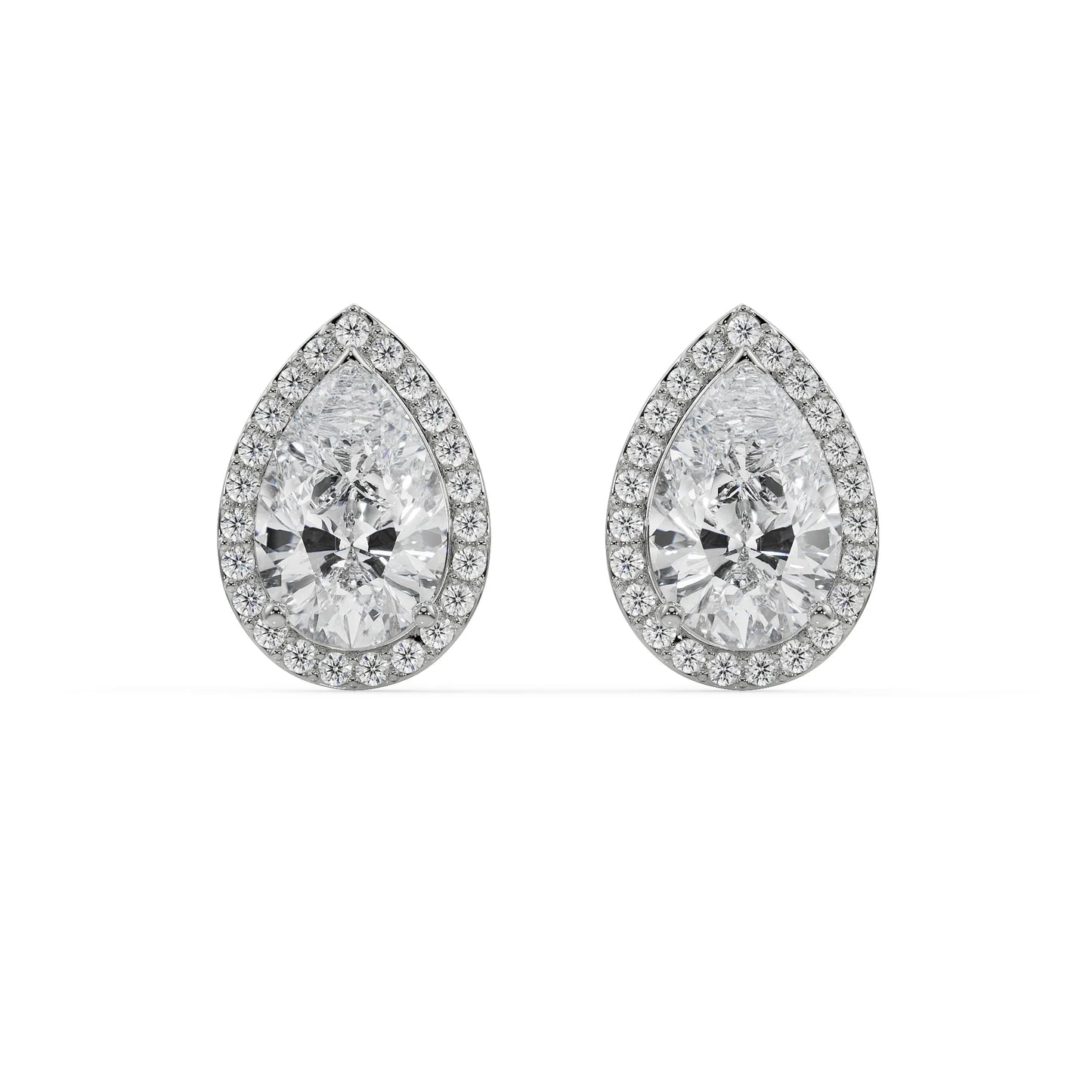 1 ct  Lab Grown Luxe Iconic Pear Earrings