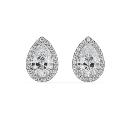 1 ct  Lab Grown Luxe Iconic Pear Earrings