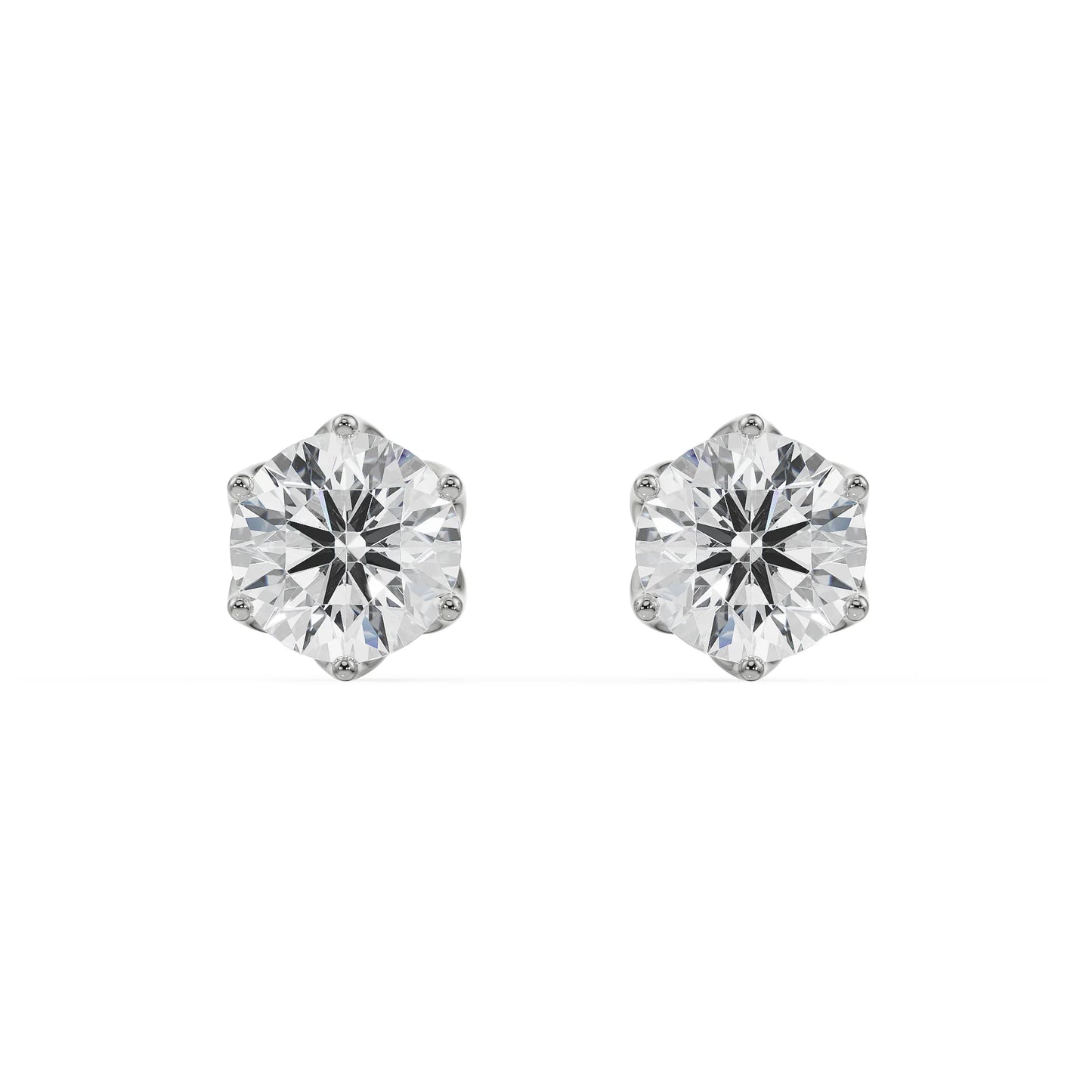 1 CT Petal Lab Grown Brilliant Iconic Studs