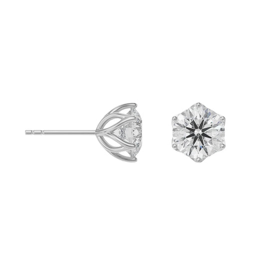 1.5 ct Petal Lab Grown Brilliant Signature Studs