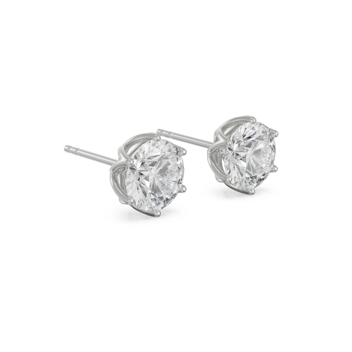 2 ct Petal Lab Grown Brilliant Iconic Studs