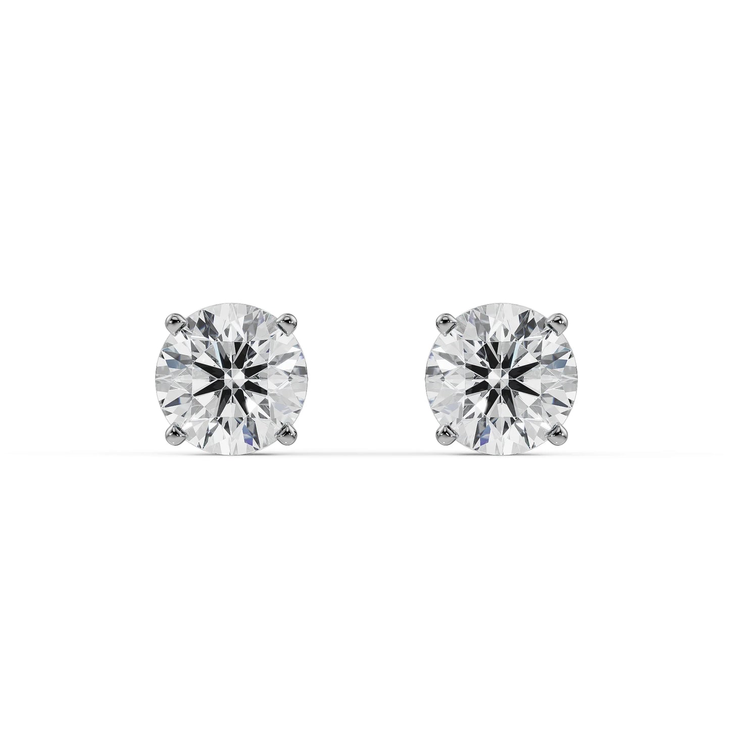 1 CT Heritage Circular Diamond Studs