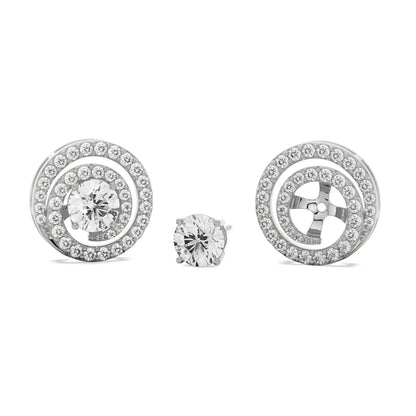 0.50 CT Spiral Detachable Lab Brilliant Ear Stud