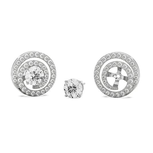 0.50 CT Spiral Detachable Lab Brilliant Ear Stud