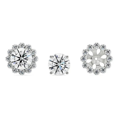 1 ct Sunflower Detachable Lab Luxe Ear Stud