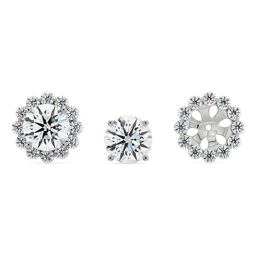 1 ct Sunflower Detachable Lab Luxe Ear Stud