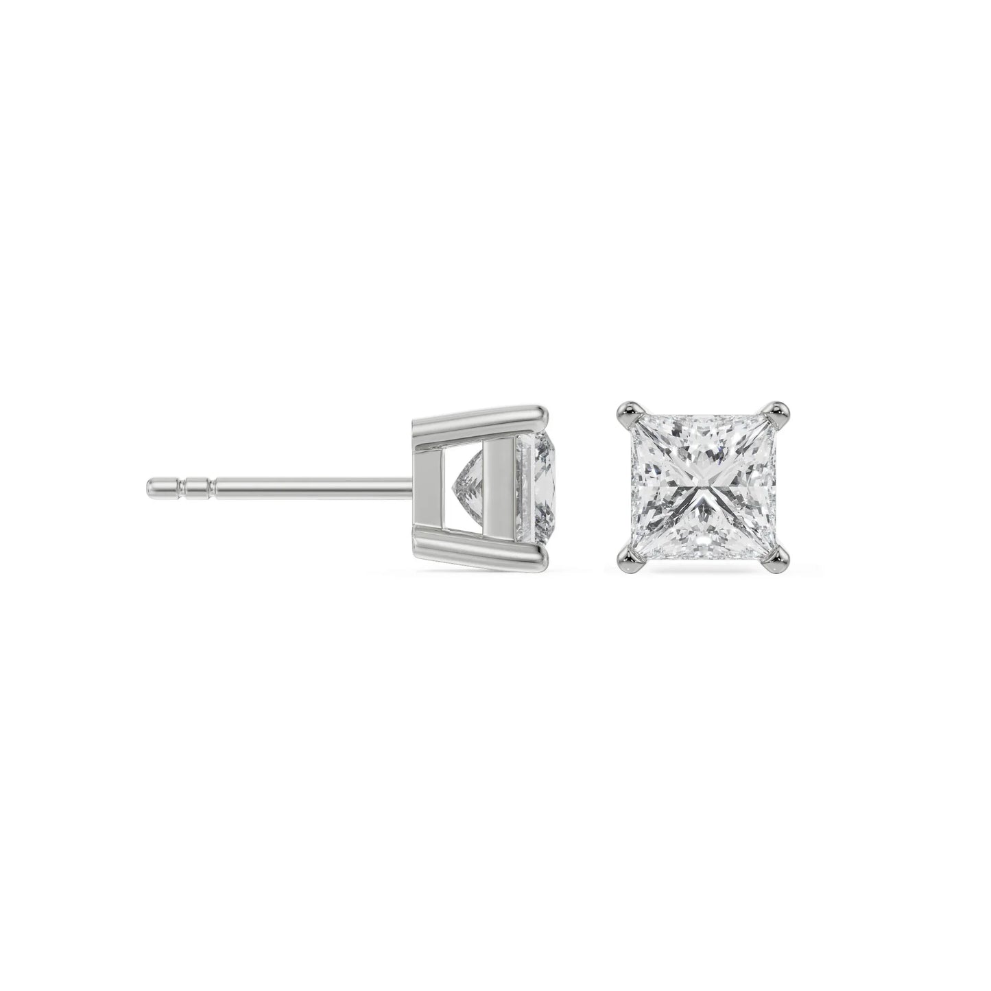 0.5 CT Timeless Princess Lab Grown Radiant Iconic Studs