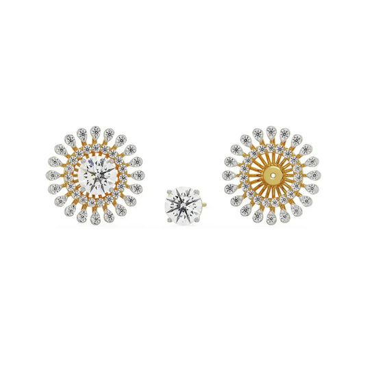 0.25 CT Sunflower Detachable Lab Luxe Stud