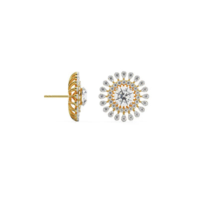 0.5 CT Sunflower Detachable Lab Luxe Stud