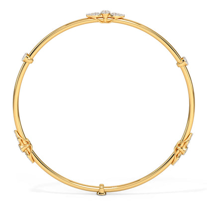 Droplet Diamond Bangle