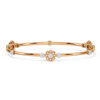 Flora Diamond Bangle