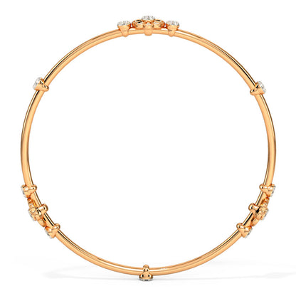 Flora Diamond Bangle