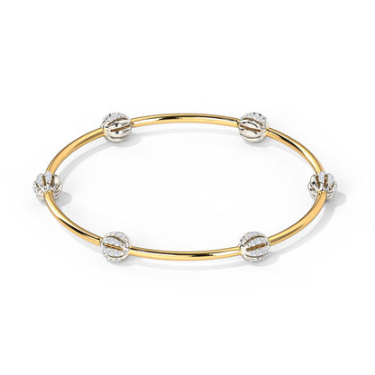 Illustrious Orb Diamond Bangle