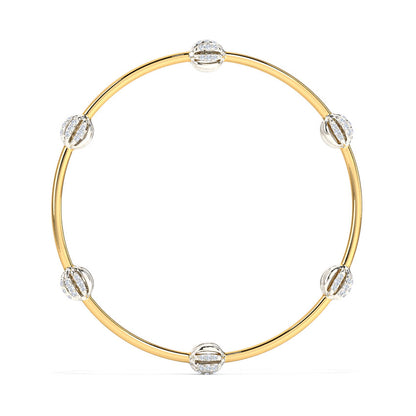 Illustrious Orb Diamond Bangle