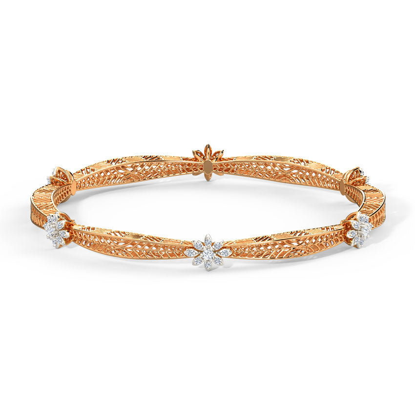 Lily Mesh Diamond Bangle