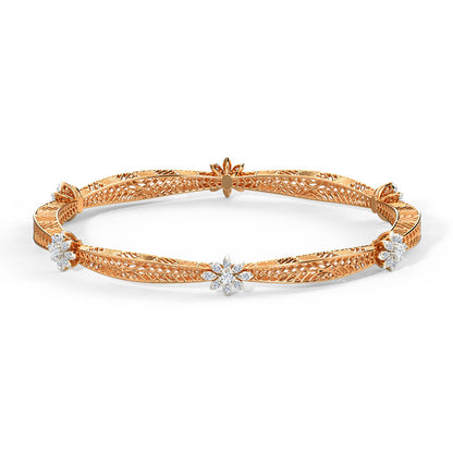 Lily Mesh Diamond Bangle
