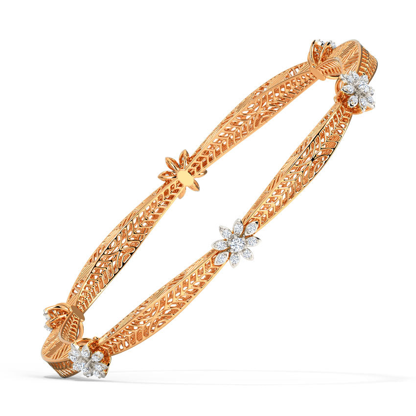Lily Mesh Diamond Bangle