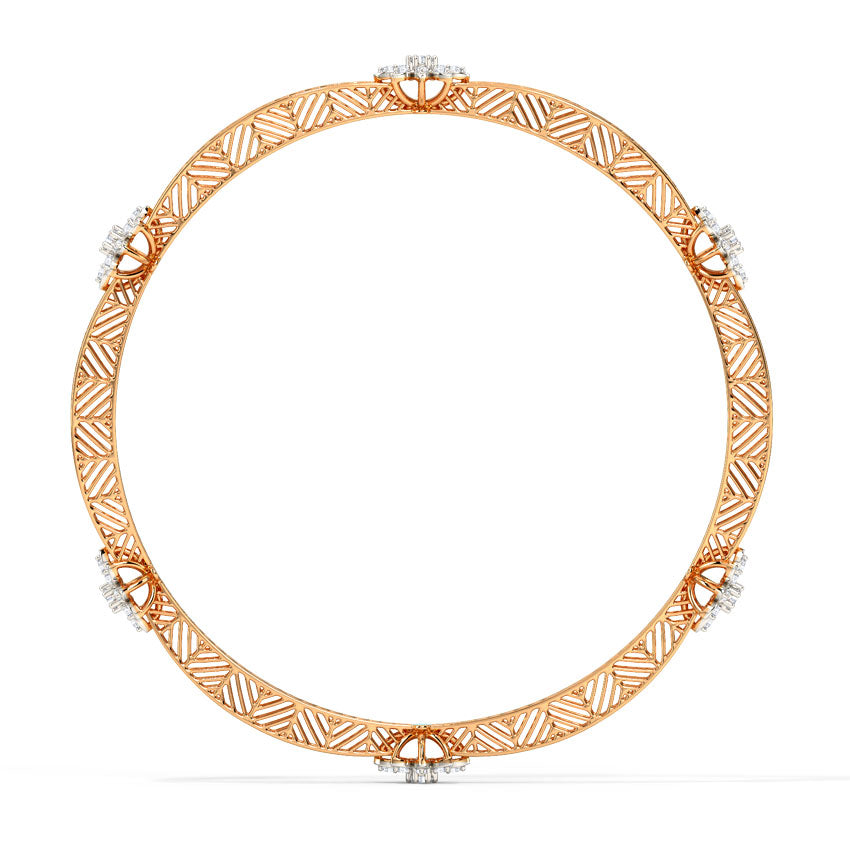 Lily Mesh Diamond Bangle