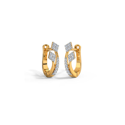 Samantha Linear Hoop Earrings