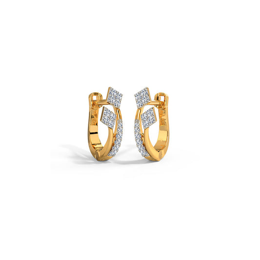 Samantha Linear Hoop Earrings