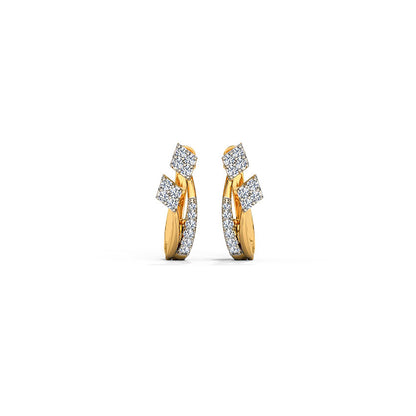 Samantha Linear Hoop Earrings