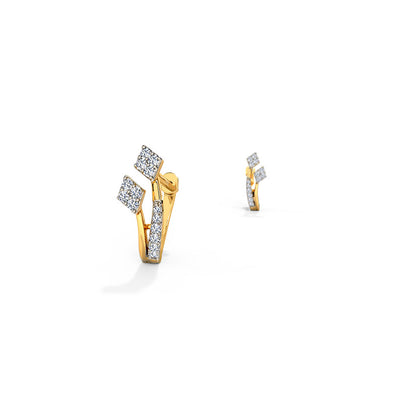 Samantha Linear Hoop Earrings