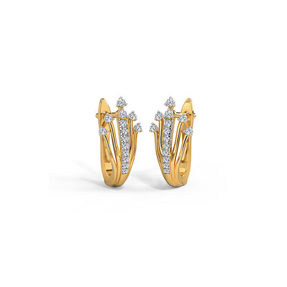 Stella Diamond Hoops Earring